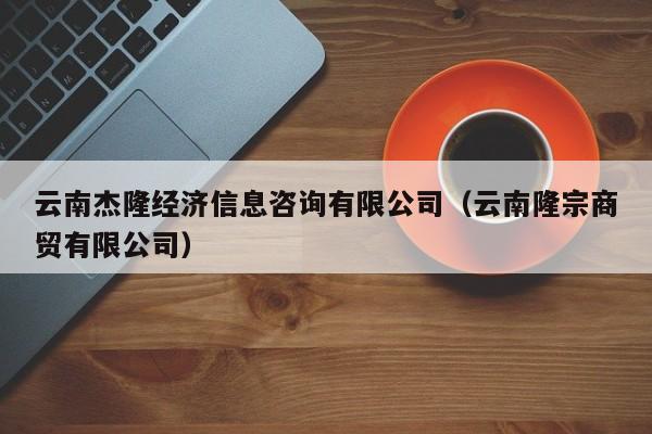 云南杰隆经济信息咨询有限公司（云南隆宗商贸有限公司）