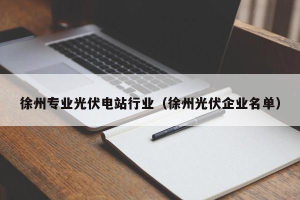 徐州专业光伏电站行业（徐州光伏企业名单）