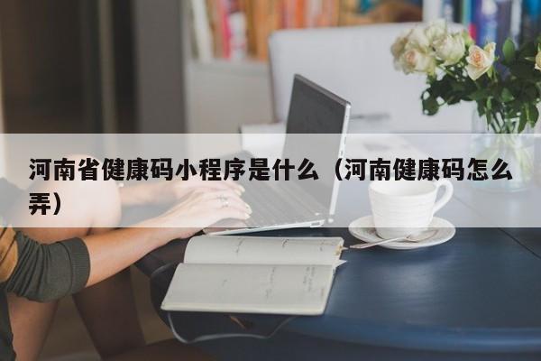 河南省健康码小程序是什么（河南健康码怎么弄）