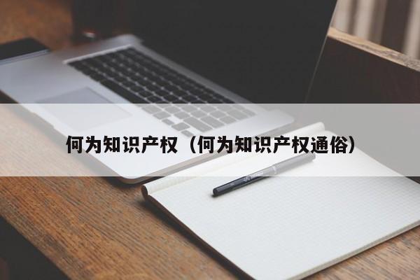 何为知识产权（何为知识产权通俗）