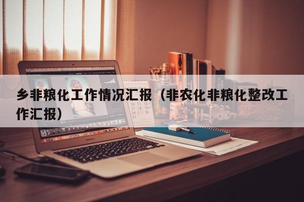 乡非粮化工作情况汇报（非农化非粮化整改工作汇报）