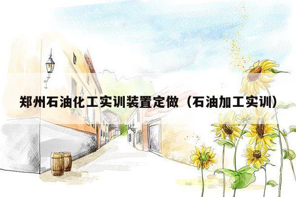 郑州石油化工实训装置定做（石油加工实训）
