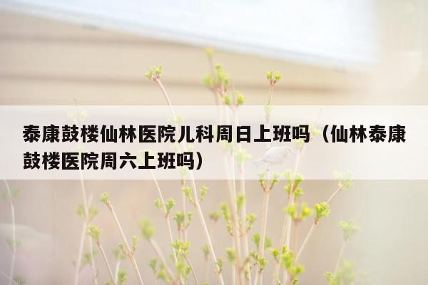 泰康鼓楼仙林医院儿科周日上班吗（仙林泰康鼓楼医院周六上班吗）