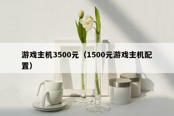 游戏主机3500元（1500元游戏主机配置）