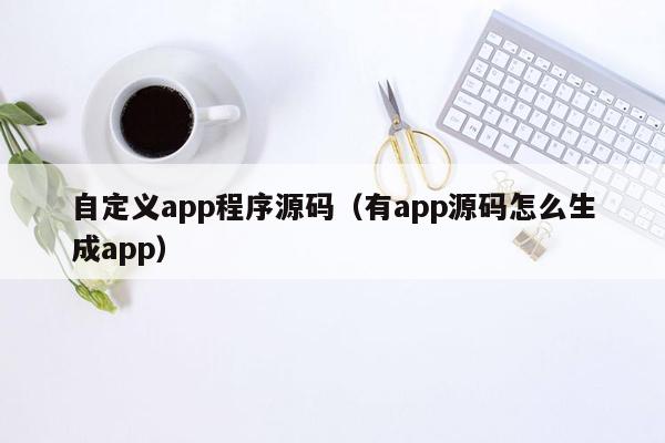 自定义app程序源码（有app源码怎么生成app）