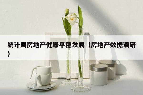 统计局房地产健康平稳发展（房地产数据调研）