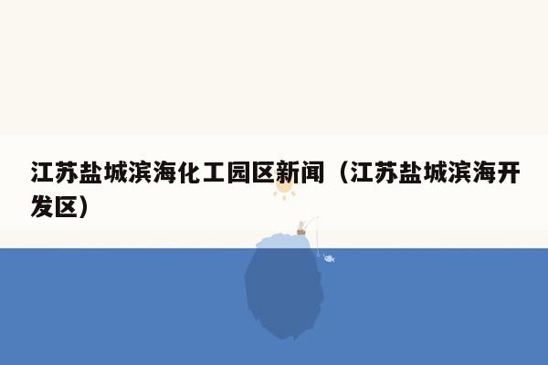 江苏盐城滨海化工园区新闻（江苏盐城滨海开发区）