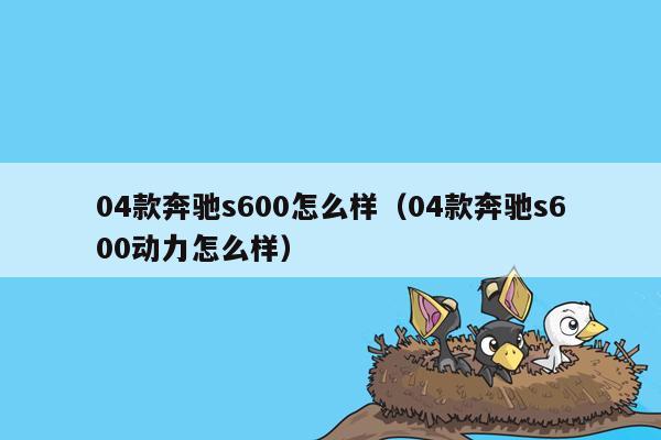 04款奔驰s600怎么样（04款奔驰s600动力怎么样）