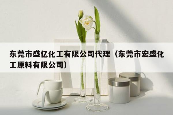 东莞市盛亿化工有限公司代理（东莞市宏盛化工原料有限公司）