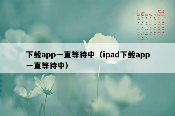 下载app一直等待中（ipad下载app一直等待中）