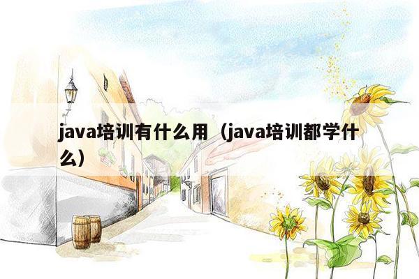 <strong>java</strong>培训有什么用（<strong>java</strong>培训都学什么）